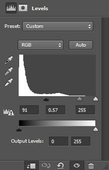Photoshop打造颓废创意的金色鲜花人像海报