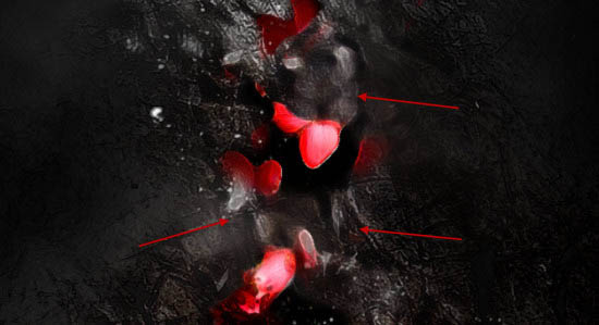 Photoshop打造颓废创意的金色鲜花人像海报