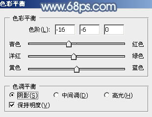Photoshop打造出唯美的秋季青蓝色塘边的美女图片