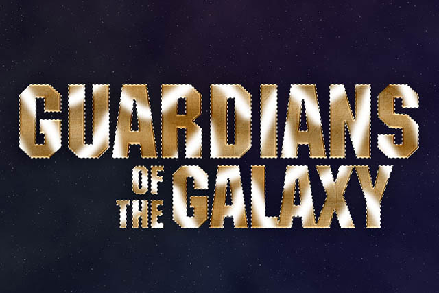 Photoshop制作大片中的古典金色金属标题字