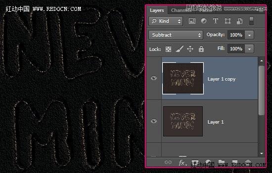 Photoshop制作颓废风格的粉笔艺术字教程