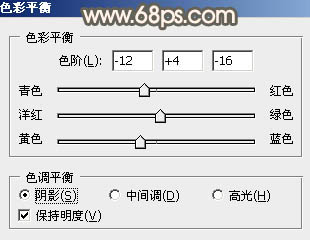 Photoshop为水边的美女图片加上暗调金秋色