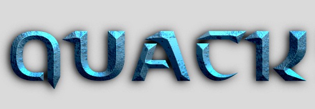 Photoshop制作漂亮的蓝色荧光标题字