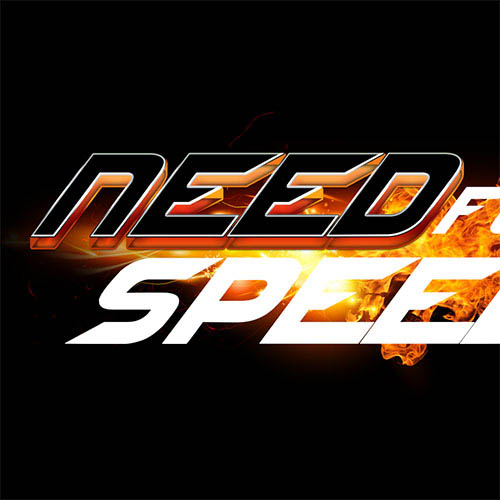 Photoshop利用图层样式及手工复制工具制作极速动感火焰立体字