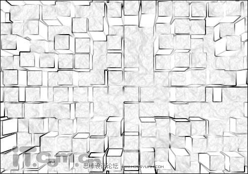 Photoshop利用滤镜制作超次元空间特效