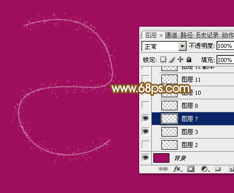 Photoshop设计制作漂亮的2015手写光效字