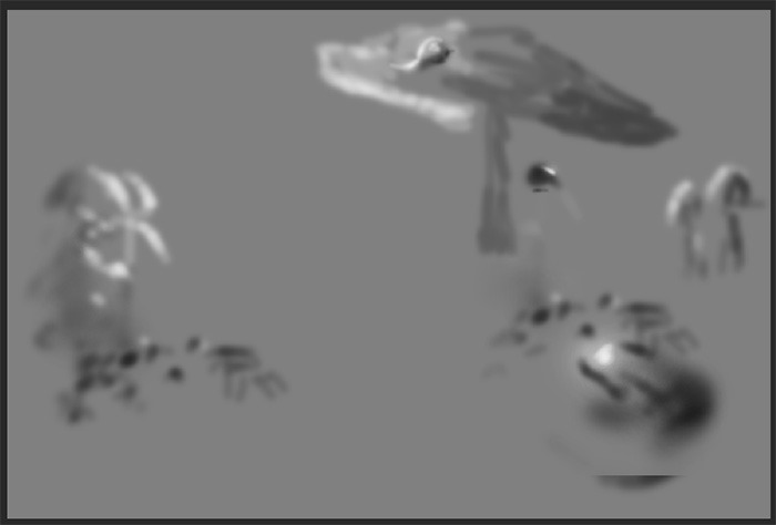 PS合成经典梦幻森林中的魔法小公主