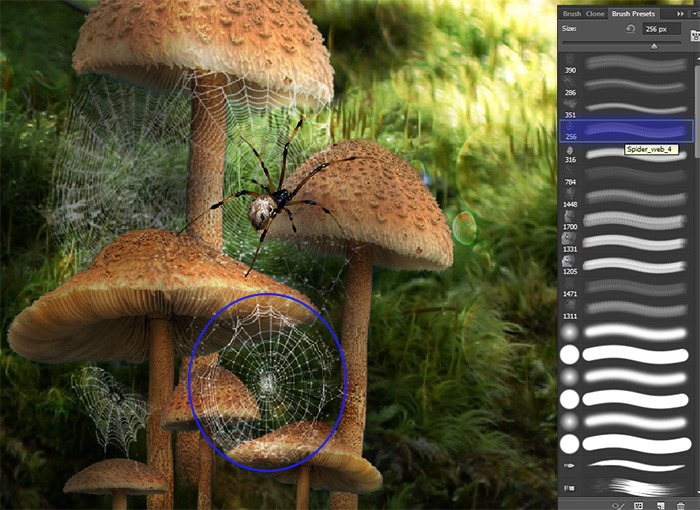 PS合成经典梦幻森林中的魔法小公主