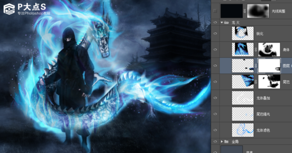 PS合成超酷黑暗刺客壁纸