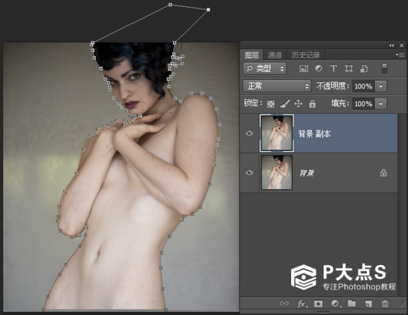 Photoshop设计制作美女机器人