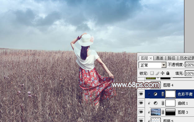 Photoshop外景图片将打造小清新的韩系秋季色效果