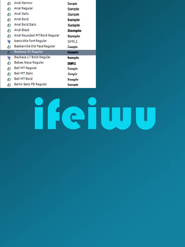 Photoshop制作漂亮的蓝色星光闪动文字特效