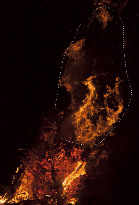 教你使用ps绘制激燃的3D烈火字体