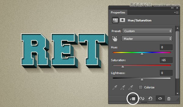 Photoshop设计制作复古风格的3D艺术字教程