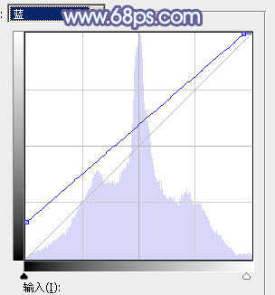 Photoshop快速打造出甜美的春季淡蓝色外景美女图片