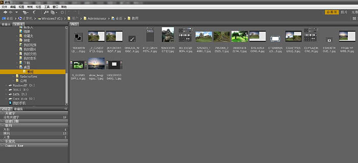 PS合成森林中的阴森古堡