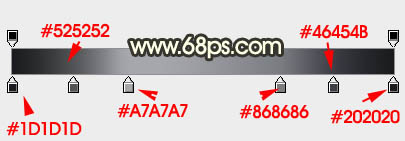 Photoshop制作超酷的条纹五一金色锈迹立体字