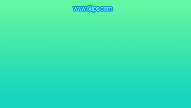 Photoshop设计制作清爽的水蓝色六一儿童节泡泡立体字