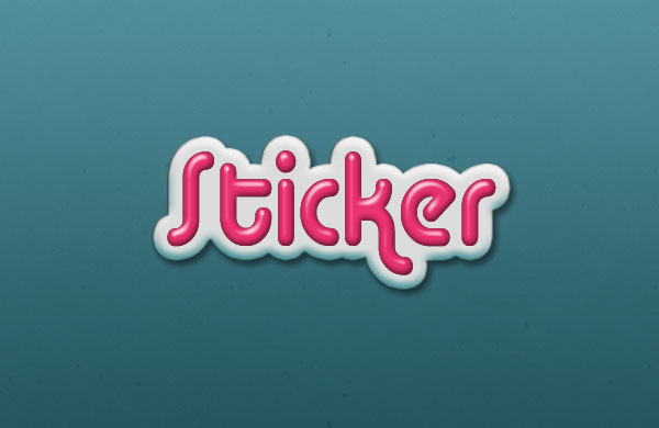 Photoshop制作圆润剔透的描边水晶字