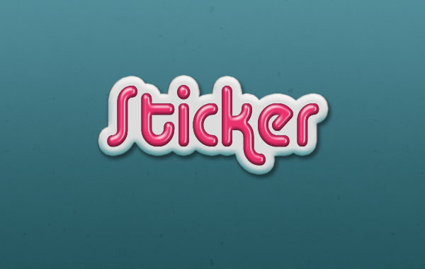 Photoshop制作圆润剔透的描边水晶字