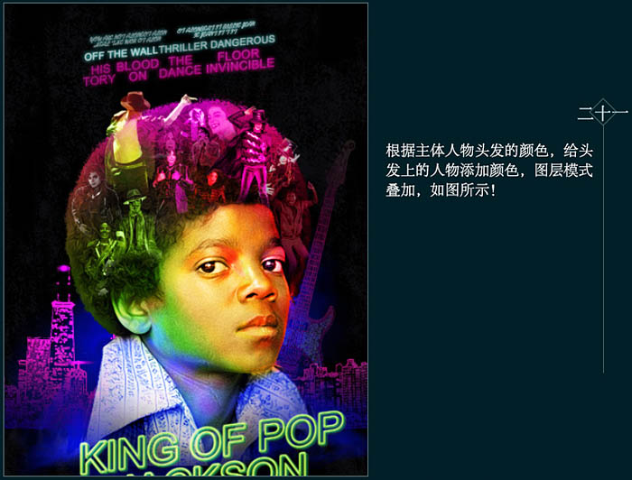 Photoshop制作非常完美的潮流歌手海报