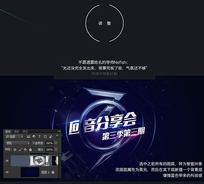 Photoshop设计制作超酷绚丽的文字海报