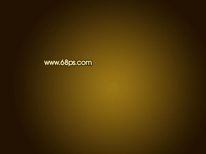 Photoshop设计制作大气的古金色纹理中秋立体字