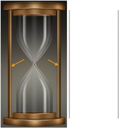 Photoshop设计制作细腻逼真的古铜色沙漏