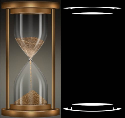 Photoshop设计制作细腻逼真的古铜色沙漏