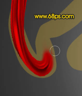 Photoshop教你制作喜庆大红色中秋飘带字