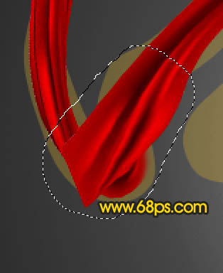 Photoshop教你制作喜庆大红色中秋飘带字