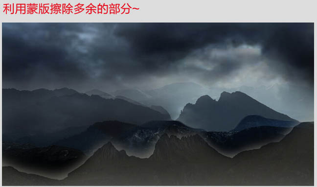 PS合成制作夜幕下的恐怖城堡