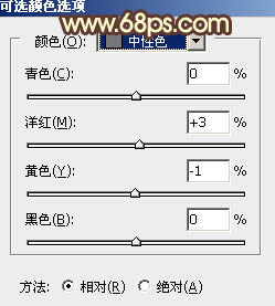 Photoshop为荷塘边的人物调出大气的晨曦暗黄色