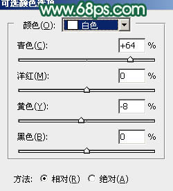 Photoshop调出暗调秋季青红色树林人物图片