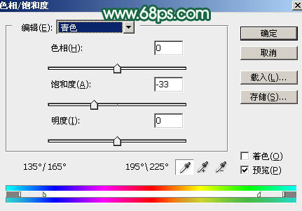 Photoshop调出暗调秋季青红色树林人物图片