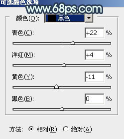 Photoshop调制出甜美的暗调青红色铁轨人物图片