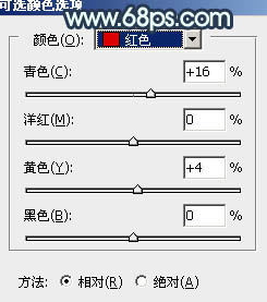 Photoshop调制出甜美的暗调青红色铁轨人物图片