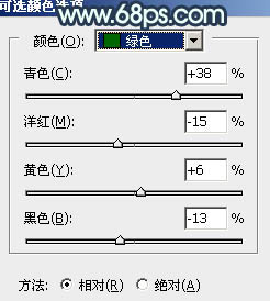 Photoshop调制出甜美的暗调青红色铁轨人物图片