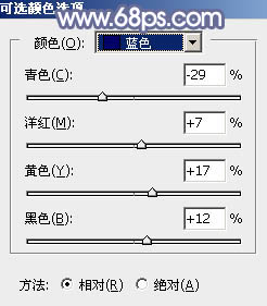 Photoshop将铁轨人物图片打造出甜美的深秋橙红色效果