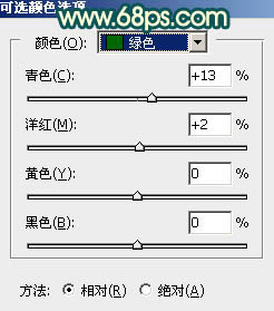 Photoshop调制出甜美的青红色围墙边的人物图片