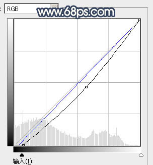 Photoshop调制出唯美的暗调霞光树林人物