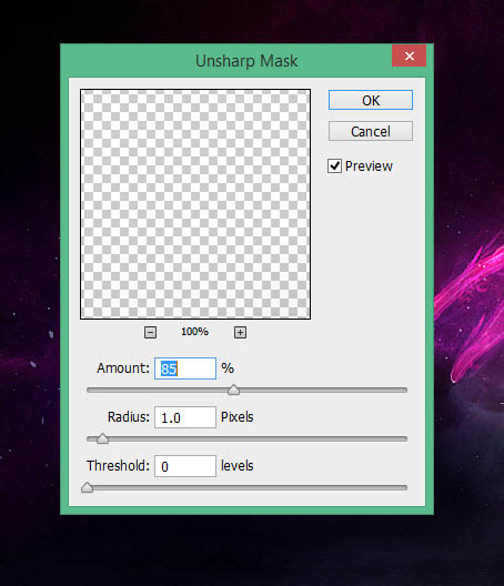 Photoshop设计制作梦幻的紫色星云发光字