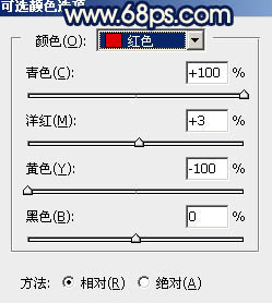 Photoshop调制出秋季暖色霞光荒原人物图片