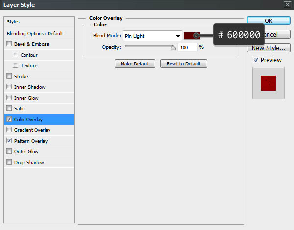Photoshop利用图层样式快速制作炽热的纹理字