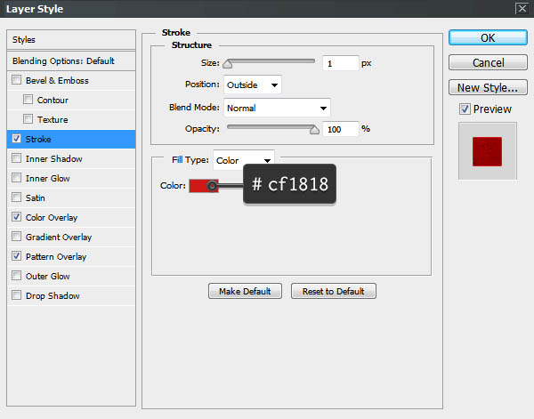 Photoshop利用图层样式快速制作炽热的纹理字