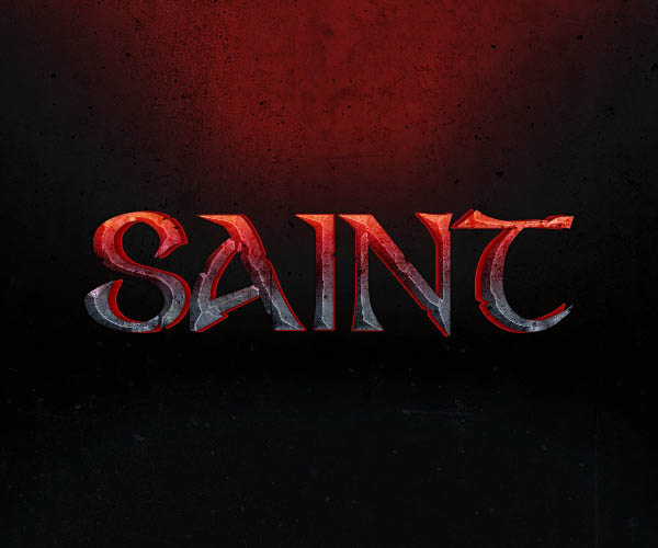 Photoshop利用图层样式快速制作炽热的纹理字