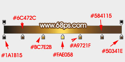 Photoshop设计制作大气的五一镏金字