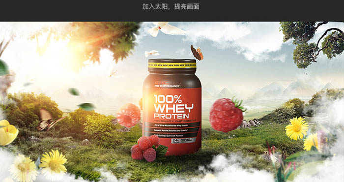 Photoshop制作唯美大气的生态产品海报实例教程