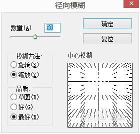 ps怎么给图片添加动感速度的效果?