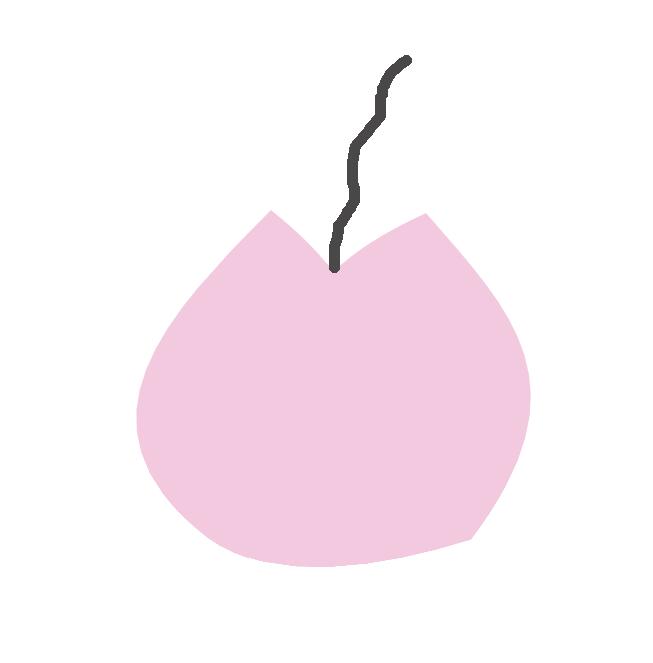 PS绘制一个简笔画桃子